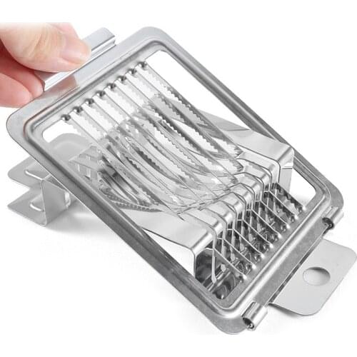 Home Kitchen Stainless Steel Egg Cutter Wire Egg Fruit Vegetables Slicer For Hard Boiled Eggs Kitchen Tool Gadgets Accessories