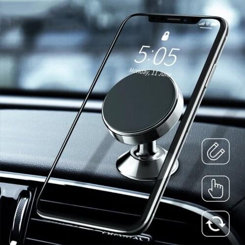 Magnetic Car Phone Holder Universal Mobile Magnet Stand GPS Mount For iPhone 12 11 Pro Max XS Xiaomi Samsung Huawei