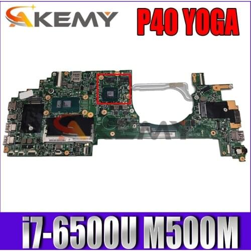 14283-2 for Thinkpad P40 YOGA motherboard mainboard 20GQ 20GR FRU 01HY684 01HY677 01HY681 01HY676 01HY680 i7-6500U GPU:M500M 2G