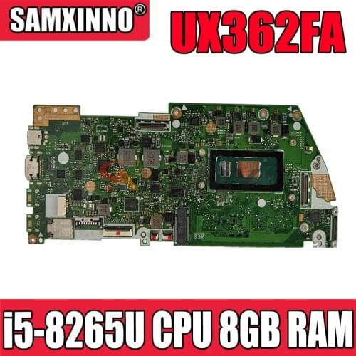 AKemy For ASUS UX362FA-EL142T ZenBook Flip UX362 laptop mainboard motherboard with i5-8265U CPU 8GB RAM tested full 100