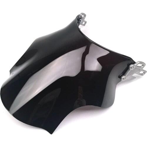 Motorcycle Universal Windscreen+screws Black Windshield For Honda CB VTR X11 400 400SF BROS CB400 Hornet Superfour Nighthawk ABS