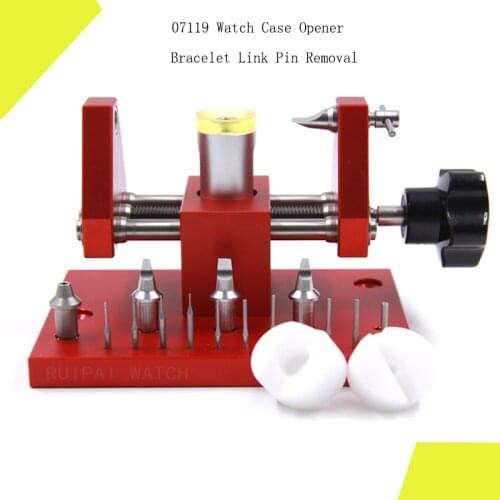 Updated 2 in 1 07119 Watch Snap-on Case Back Opener and Adjustable Watch Bracelet Link Pin Removal Tool