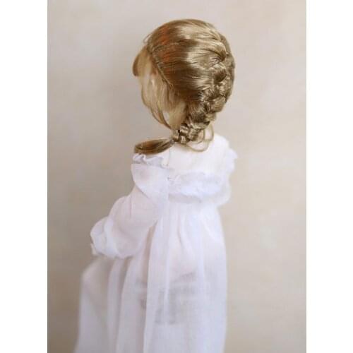 BJD Doll Wig suitable for 1-3 1-4 WIG IMITATION mohair braids retro braided hair doll accessories