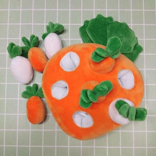 Montessori Education Carrot Plush Toy Parent-child Interactive Hands-on Ability Creative Gifts For Children Toys For Kids