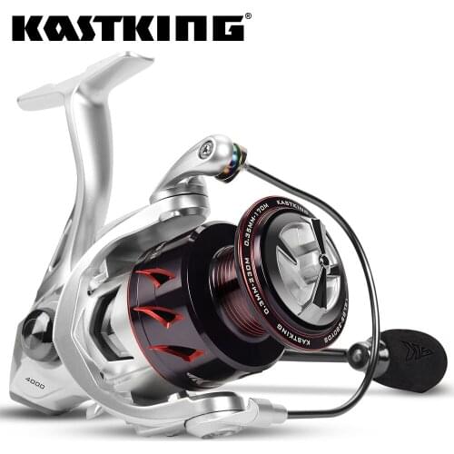 KastKing Spartacus II Spinning Fishing Reel Carbon Fiber Drag Washer Aluminum Spool 10kg Drag 7+1 Ball Bearings for Saltwater
