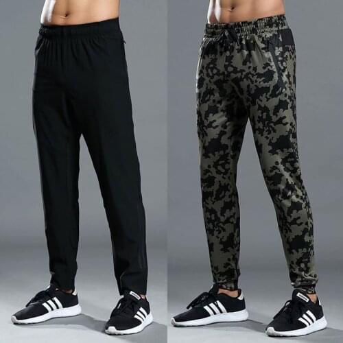 Jogging Pants Dry Training Pants Running Pants Men Camouflage Joggers Sport Pants Quick Drying Trousers Pockets Sportswear