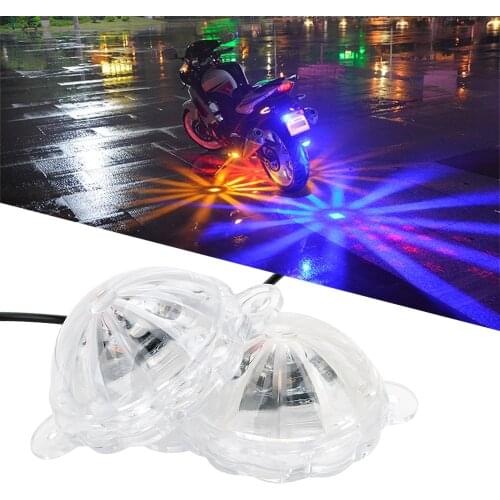 Moto Chassis Light LED Atmosphere Lamp Motorcycle Lighting Motorbike Flash Strobe Light Motorcycle Decoration
