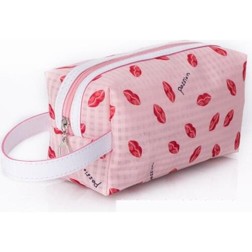 Lips Waterproof Makeup Bags Organisateur De Sac A Main Cute Cosmetics Pouchs For Travel Lady Pouch Women Organizer Cosmetic Bag