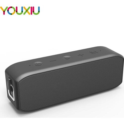 YOUXIU Bluetooth Speaker Portable Outdoor Wireless Speaker IPX7 Waterproof 20W Bass TWS Stereo SoundBar Subwoofer Handsfree Call
