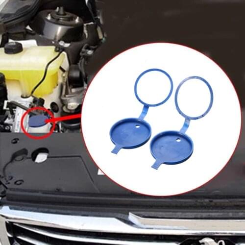 2Pcs Plastic Car Windshield Wiper Washer Fluid Reservoir Tank Bottle Cap Cover For Citroen C2 Xsara Picasso Peugeot 106 206 207