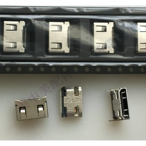 3pcs) Mini HDMI female socket 19p 19 pin Mini HD connector slot taping