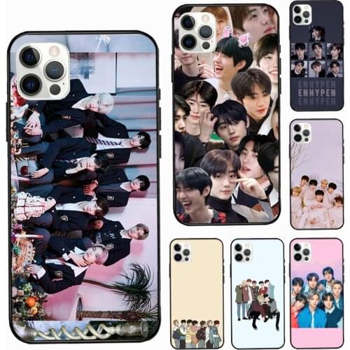 ENHYPEN Kpop Coque Phone Case For iPhone 12 Pro Max 11 Pro XS MAX 6 6S 7 8 Plus 5S SE 2020 X XR Cover