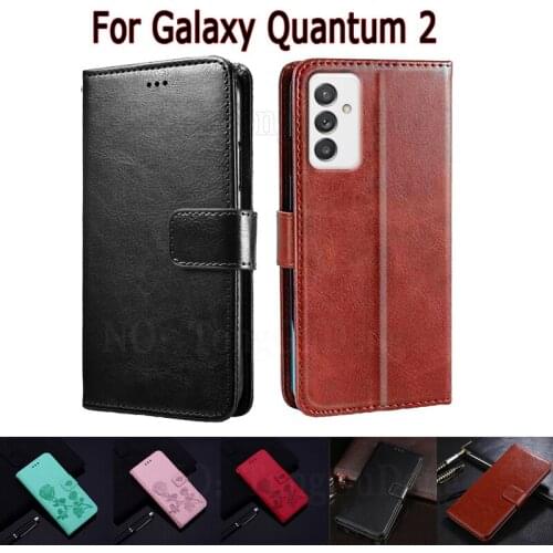 Wallet Case For Samsung Galaxy Quantum 2 SM-A826S Cover Etui Flip Stand Leather Book Funda On Samsung Quantum 2 Case Hoesje Capa