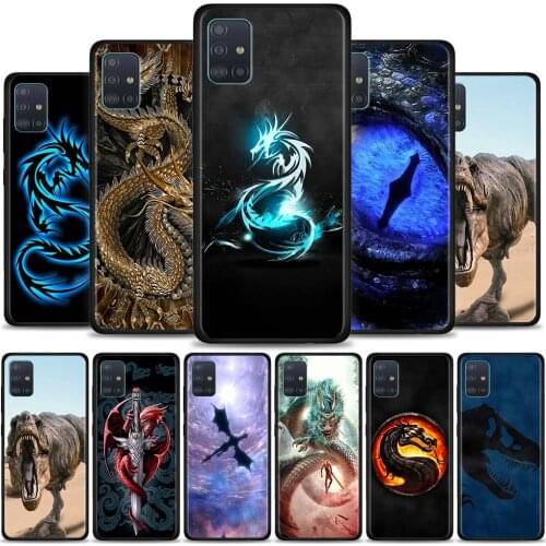 Dragon Dinosaurs Case For Samsung M31 Prime F41 Phone Case Soft Silicon Back Cover For Galaxy M51 M31S M21