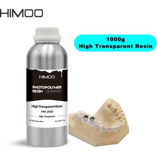 Himoo Surgical Guide Fast Printing for Resin 3D Printer Laser Wanhao Wanhao Dental Implant Surgery 3D Printer Uv Resin
