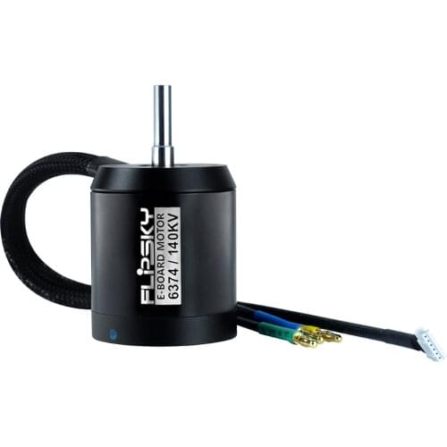 Flipsky BLDC Belt Motor Battle Hardened 6374 140KV 190KV 3500W Round Shaft for Electric Skateboard