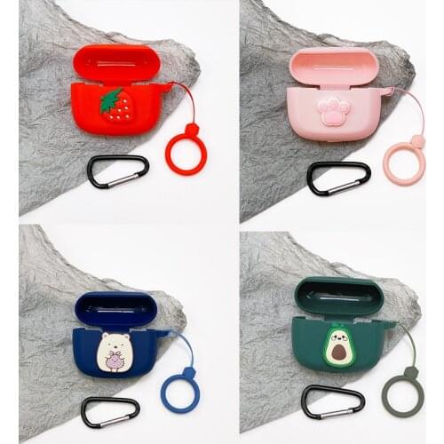 Non-slip Protect Case for ZMI PurPods Pro Case Cartoon color Silicone Wireless Bluetooth Earphones Cover for PurPods Pro case