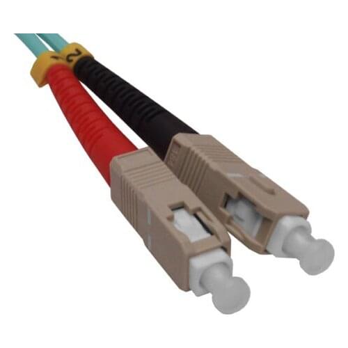 15 Meters SC-SC Fiber Optical Duplex Patch Cords Multimode 50/125 OM3