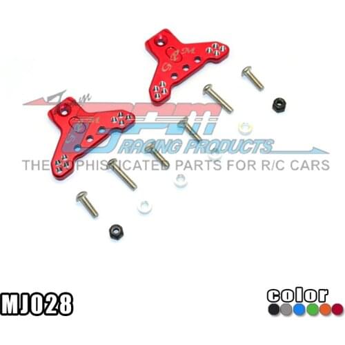 GPM ALUMINIUM FRONT/REAR ADJUSTABLE SHOCK MOUNT For AXIAL SMT10 GRAVE DIGGER AX90055 RC Upgrade