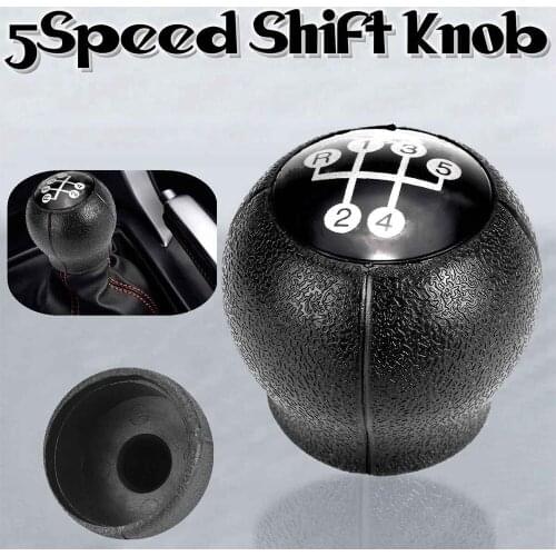 Leather Car Gear Knob 5 Speed Shifter Stick Lever For Opel Vauxhall Corsa B C Vectra B Astra F G Car Styling Interior Accessorie