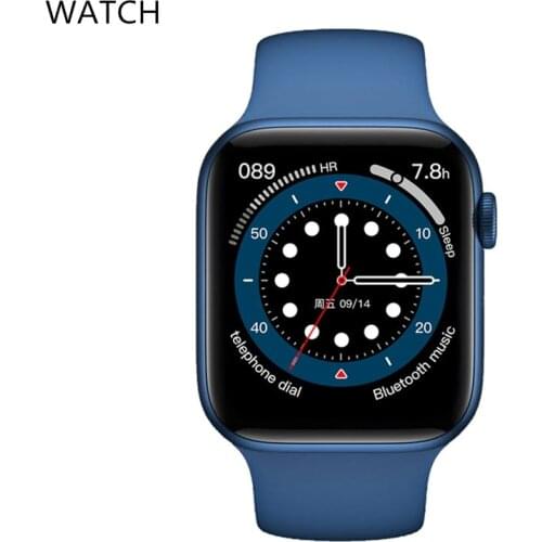 New 2021 IWO 13 PRO W56 Smart Watch 44MM/40MM Series 6 1.75'' Display Wireless Charger Heart Rate ECG IP68 Waterproof Smartwatch