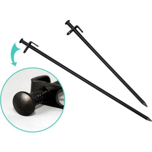 Camping Tent Stakes Heavy Duty Metal Nails Outdoor Trip Tent Awning Pegs