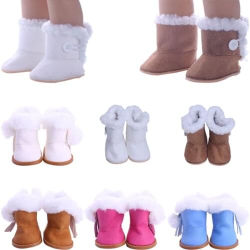 11 Set Doll Shoes Suitable For Autumn For 18 Inch And New Born Baby Generation Birthday Girls Toy Gifts
