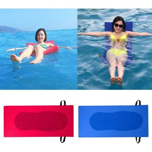 Sandproof Water Float Mat Durable Floating Lake Foam Pad Lounger Bed Water Sports Fun Game Float Cushion Chair Lounger