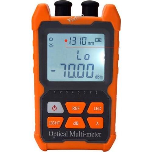 Mini 4 in 1 Multifunction Optical Power Meter Visual Fault Locator Network Cable Test optical fiber tester 5km 15km VFL