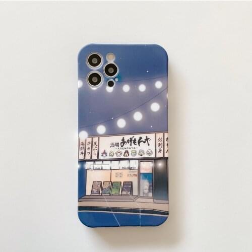 Japanese Agemonya Stand Case for iPhone 12 Pro Max Back Phone Cover for 12 Mini 11 Pro Max X XS XR 8 7 Plus SE 2020 Capa