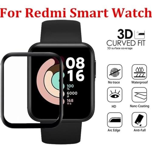 For Redmi Watch Screen Protector 3D Curved Soft Protective Film Anti-scratch Explosion Proof Full Cover (Not Glass) 1/2/3PCS