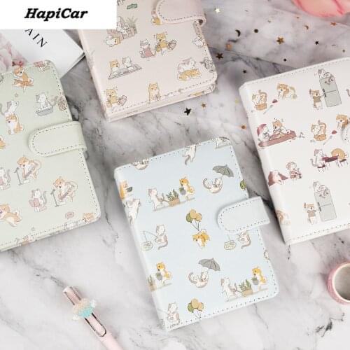 1 Set Creative Student Gifts Kawaii Cartoon Cat Notebook Journey/Girls Secret Diary Book with A Cute Pen Planner