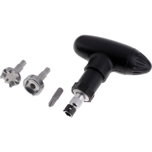 2019 Golf Shoe Cleat Wrench Spikes Remover Removing Ripper Golf Ratchet Handle Wrench Tool Golf Accessories with 3 Adapters