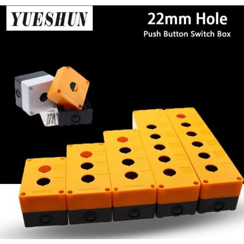 22mm Waterproof Emergency Stop Control Push Button Switch Box 1holes 3holes 3holes 4holes BX4-22
