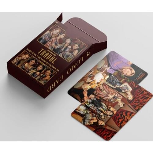 54pcs/set Korean Girls K-POP MAMAMOO New Album TRAVEL Lomo Card HD Photo Album Card Fans Collection Photocard Poster