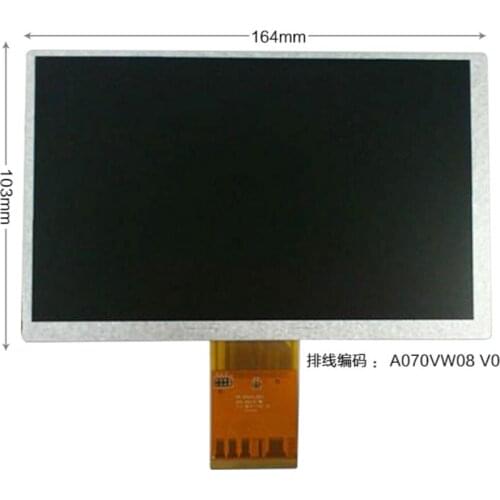 7 inch A070VW08 V2 V0 car DVD LCD screen