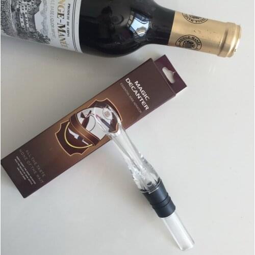 Acrylic Aerating Pourer Decanter Wine Aerator Spout Pourer New Portable Wine Aerator Pourer Wine Accessories S2017188