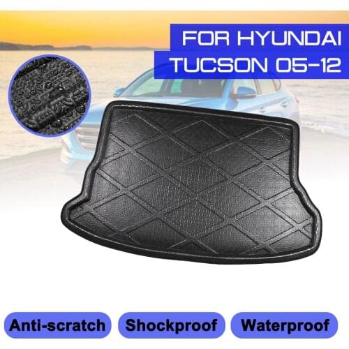 Car Carpet For Hyundai Tucson 2005 2006 2007 2008 2009-2012 Rear Trunk Anti-mud Cover Floor Mat