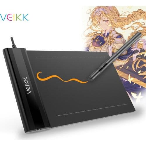 VEIKK S640 Graphic Drawing Tablets 6X4 Inch NEW Tablet Digital Online Education Art Computer Peripherals Pen 8192 Level