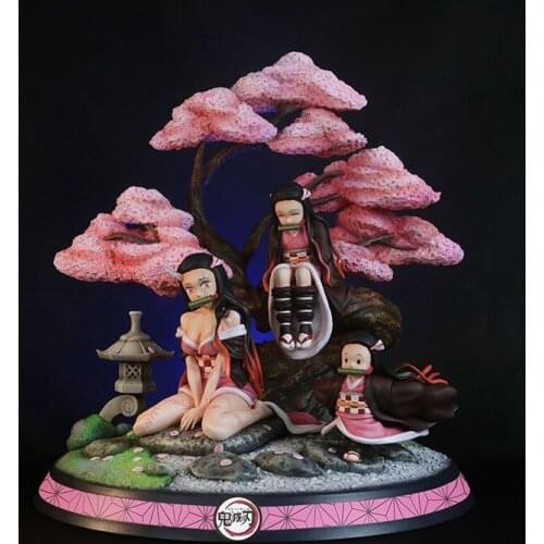 Demon Blade Triple Happiness You Dou Ghost Destruction Blade GK Limited Statue Hand-made Model size:45*42*41cm