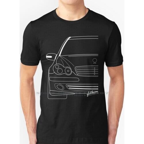 W203 & Quot ; Silhouette & Quot ; T Shirt 100% Pure Cotton W203 W 203 W203 W203 Enthusiast W203 Tuning W203 Lover W203 W 203