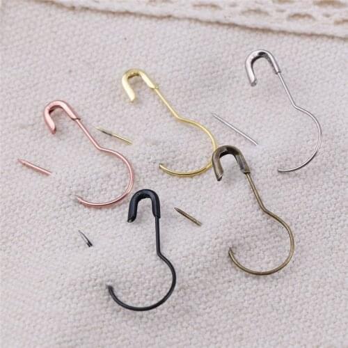 Pear Bulb Gourd Safe Pin Garment Safety Pins 100pcs Calabash Pin Components Accessories Garment Pin