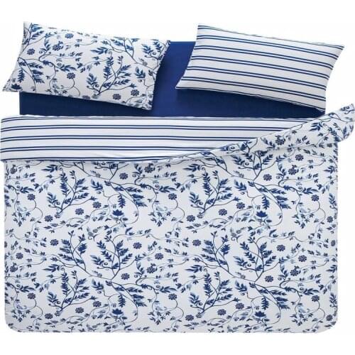 Modern 100% Natural Cotton Double Bed Cover Bedding Set 4Pcs Ultra Soft Blanket Breathable Summer Luxury Bedroom Design Summer