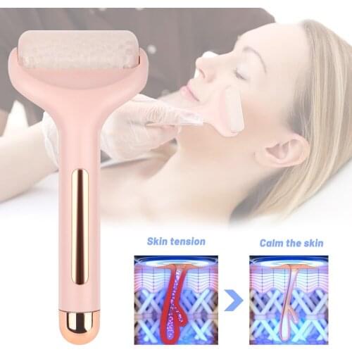 Ice Roller Cool Roller for Face Eye Body Facial Shaping Anti Wrinkle Face Lift Tape Pain Stress Relief Massage Face Lifting Tool