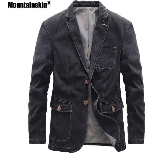 Мужские джинсовые куртки Mountainskin China At AliExpress