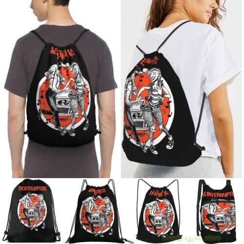 Men Outdoor Travel Drawstring Backpack Bags Anan03 The Interrupters Tour 20116 Women Sports Travel Bag Fitness Swimming Bag