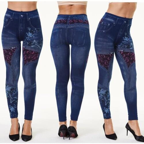 SAGACE Print slim fit jeans womens Leggings 2021 summer new trend hot pants show height show thin pants jeans mujer