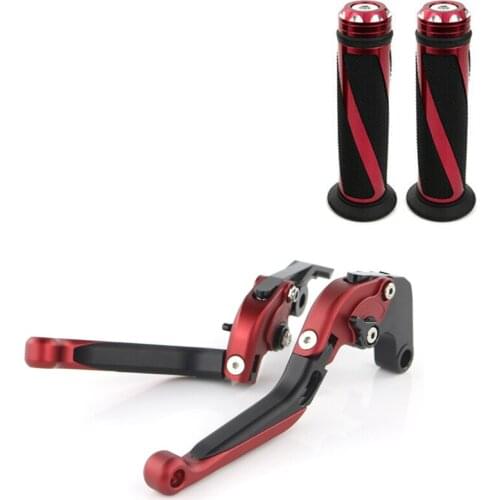 For YAMAHA YZFR1 YZF-R1 1998 Year Motorcycle Alloy Extendable Foldable CNC Adjustable Brakes Clutch Levers and Handlebar Grips