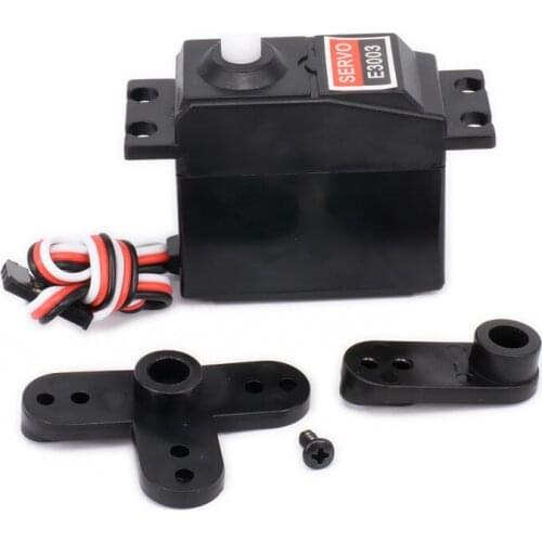 3kg Torque Throttle Steering Servo With Servo Arms For 1/8 1/10 RC Hobby Model Car/Boat HSP HPI Wltoys Himoto Redcat Tamiya