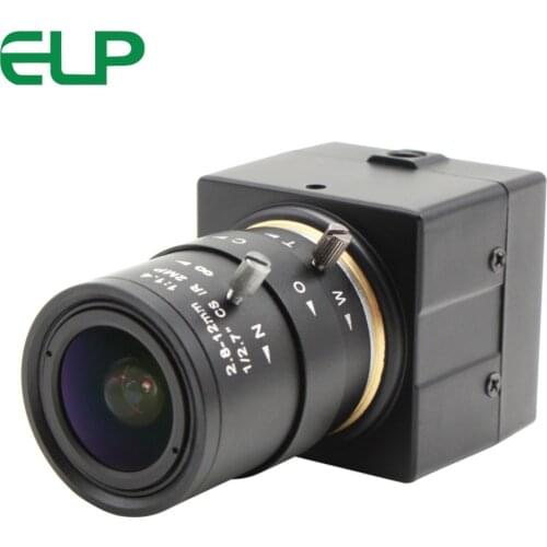 VGA 640*480 CMOS OV7725 usb web camera 2.8-12mm manual zoom varifocus lens mini box CCTV Video Camera